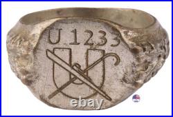 U 1233 Cane U-boat WW2 German ring naval submarine U-Boot Kriegsmarine Navy WWII