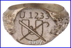 U 1233 Cane U-boat WW2 German ring naval submarine U-Boot Kriegsmarine Navy WWII