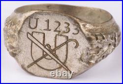 U 1233 Cane U-boat WW2 German ring naval submarine U-Boot Kriegsmarine Navy WWII