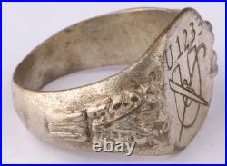 U 1233 Cane U-boat WW2 German ring naval submarine U-Boot Kriegsmarine Navy WWII