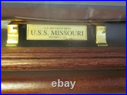U. S. Battleship Bb63 U. S. S. Missouri September 2, 1945 Mint Used Condition V/g