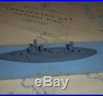 U. S. Miniature Ship Models Ww11 So Salem Studios Lead Ships Arkansas 5 3/4 In