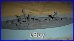 U. S. Miniature Ship Models Ww11 So Salem Studios Lead Ships Arkansas 5 3/4 In