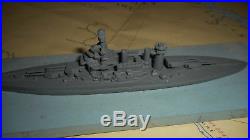 U. S. Miniature Ship Models Ww11 So Salem Studios Lead Ships Colorado 6 1/4 In