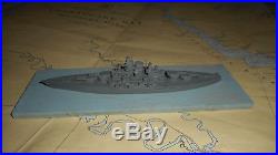 U. S. Miniature Ship Models Ww11 So Salem Studios Lead Ships Tennesse 6 1/4 In