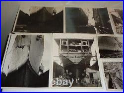 U. S. Navy Corpus Christi Bay Under Construction Serviced Rare Original Photo Lot