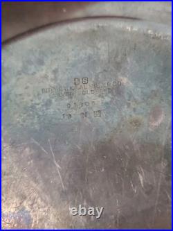 U. S. Navy International Silver Soldered 18 USN Serving Platter Fowled Anchor