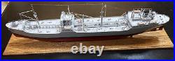 U. S. Navy T-2 Tanker Ship, WWII Model, 1192 scale, Handcrafted