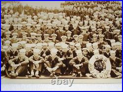 U. S. S. Arizona 1929 Norfolk Navy Yard Vintage Original Large 8 x 25 Crew Photo