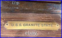 U. S. S. Granite State Copper Nail Civil War Antique Ship Nail