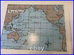 U. S. S Milius DDG-69 Alii Prae Me Photo & Track Chart, 10 x 8 (Image)
