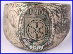 U-boat WW2 German ring U200 naval submarine U-Boot Kriegsmarine Navy WWII Unters