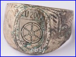 U-boat WW2 German ring U200 naval submarine U-Boot Kriegsmarine Navy WWII Unters