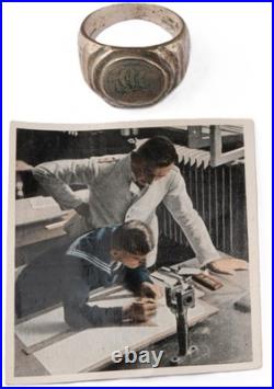 U199 U-boat WW2 German ring naval submarine U-Boot Kriegsmarine Navy WWII Unters