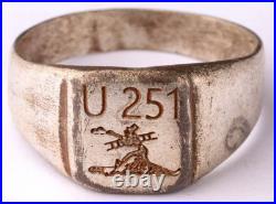 U251 Chimney sweep Ladder U-boat WW2 German ring naval submarine U-Boot Kriegsma