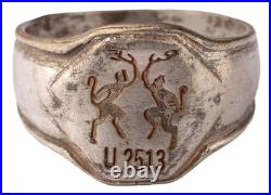 U2513 The Running Devil U-boat WW2 German ring naval submarine U-Boot Kriegsmari