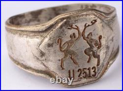 U2513 The Running Devil U-boat WW2 German ring naval submarine U-Boot Kriegsmari