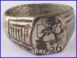 U26 4 Leaf clover U-boat WW2 German ring naval submarine U-Boot Kriegsmarine