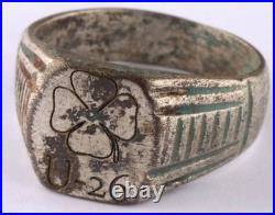 U26 4 Leaf clover U-boat WW2 German ring naval submarine U-Boot Kriegsmarine