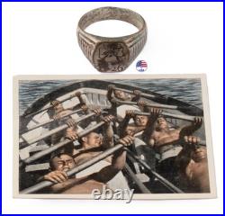 U26 4 Leaf clover U-boat WW2 German ring naval submarine U-Boot Kriegsmarine