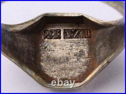 U268 Horseshoe and U-boat WW2 German ring naval submarine 835 Silver U-Boot art