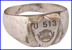 U513 Viking battleship U-boat WW2 German ring naval submarine U-Boot Kriegsmarin
