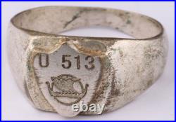 U513 Viking battleship U-boat WW2 German ring naval submarine U-Boot Kriegsmarin