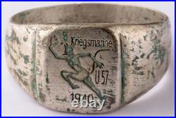 U57 Devil 1940 Satan U-boat WW2 German ring naval submarine U-Boot Kriegsmarine