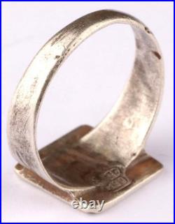 U575 Navy 1943 U-boat 800 Silver WW2 German ring naval submarine U-Boot Kriegsma
