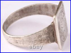 U575 Navy 1943 U-boat 800 Silver WW2 German ring naval submarine U-Boot Kriegsma