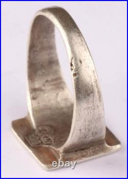 U575 Navy 1943 U-boat 800 Silver WW2 German ring naval submarine U-Boot Kriegsma