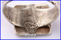 U575 Navy 1943 U-boat 800 Silver WW2 German ring naval submarine U-Boot Kriegsma