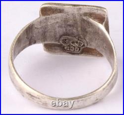 U575 Navy 1943 U-boat 800 Silver WW2 German ring naval submarine U-Boot Kriegsma