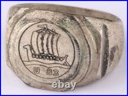 U83 Viking battleship U-boat WW2 German ring naval submarine U-Boot Kriegsmarine