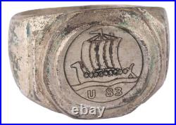U83 Viking battleship U-boat WW2 German ring naval submarine U-Boot Kriegsmarine