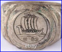 U83 Viking battleship U-boat WW2 German ring naval submarine U-Boot Kriegsmarine