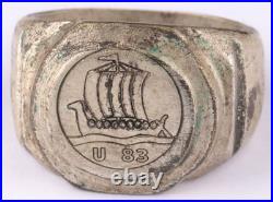 U83 Viking battleship U-boat WW2 German ring naval submarine U-Boot Kriegsmarine