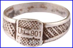 U901 U-boat 800 silver WW2 German ring naval submarine U-Boot Kriegsmarine Navy