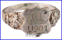 U901 Viking battleship U-boat WW2 German ring naval submarine U-Boot Kriegsmarin