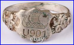 U901 Viking battleship U-boat WW2 German ring naval submarine U-Boot Kriegsmarin