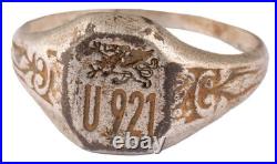 U921 Griffin U-boat WW2 German ring naval submarine U-Boot Kriegsmarine Navy WWI