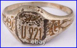 U921 Griffin U-boat WW2 German ring naval submarine U-Boot Kriegsmarine Navy WWI