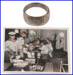 U999 Fish Heart U-boat WW2 German ring naval submarine U-Boot Kriegsmarine Navy