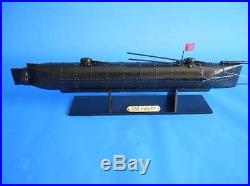 UCSS H. L. Hunley Limited Civil War 24 Model Submarine Boat Assembled