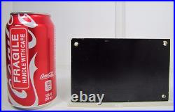 UNITED BOAT CITY ISLAND NY Old Sign Plate BUILT FOR TRANSPORTATION CORPS US ARMY