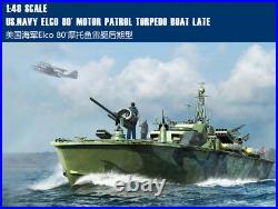 US. NAVY ELCO 80 MOTOR PATROL TORPEDO BOAT LATE 1/48 ship Trumpeter model kit
