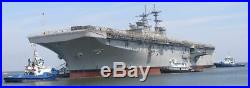 US Navy America Class LHA-8 Amphibious Assault Ship 12.66 Wood model Assembled