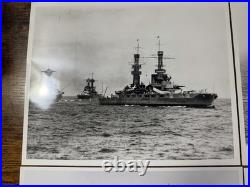 US Navy Battleship Photos 6pc 8x10 Official Naval Archive 1907-1920s Fleet