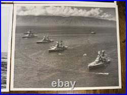 US Navy Battleship Photos 6pc 8x10 Official Naval Archive 1907-1920s Fleet