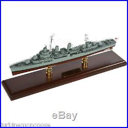 US Navy Fletcher Class Destroyer Desk Top Display Ship 1/192 Boat WW2 ES Model